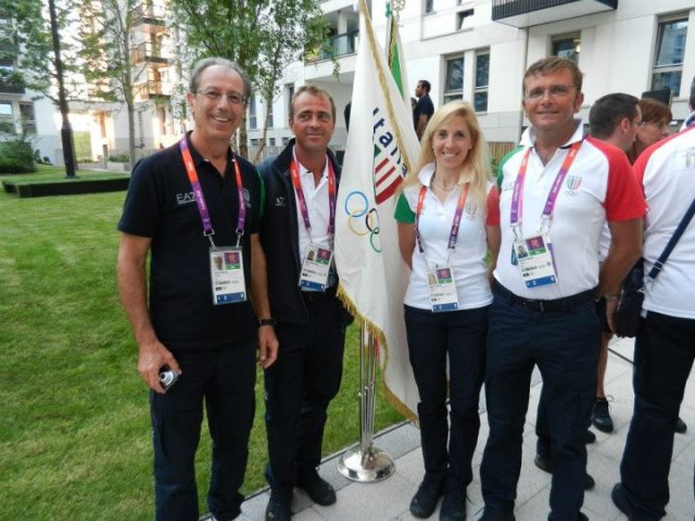 Da destra a sinistra: Francesco Girardi, Vittoria Panizzon, Stefano Brecciaroli e Marcello Faina